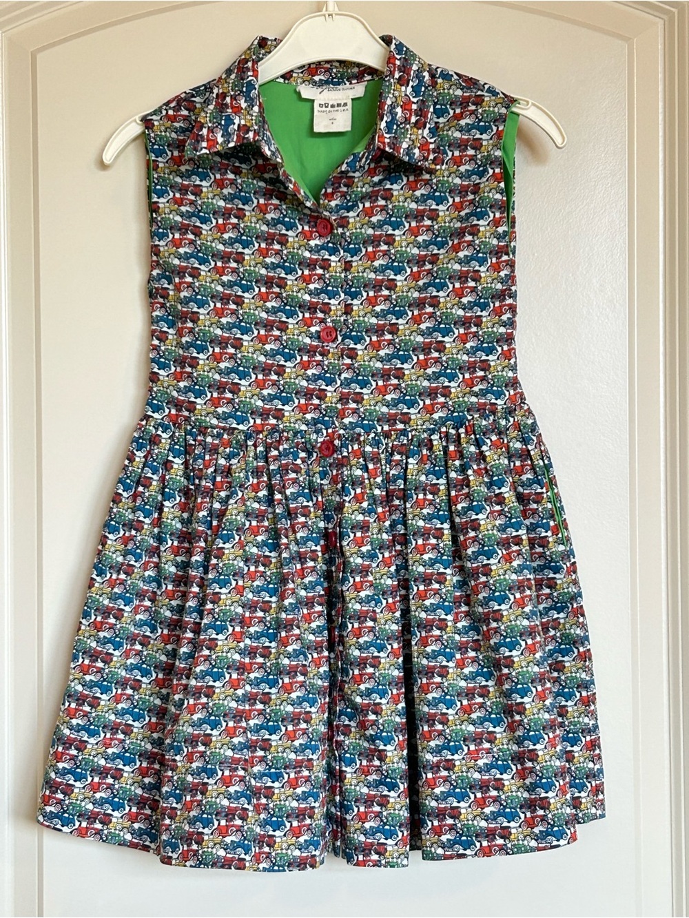 Sz5 Bijou Sauvage Car Print Dress